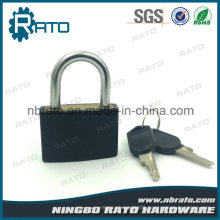 Colorful Small Brass Padlock in Plastic Over